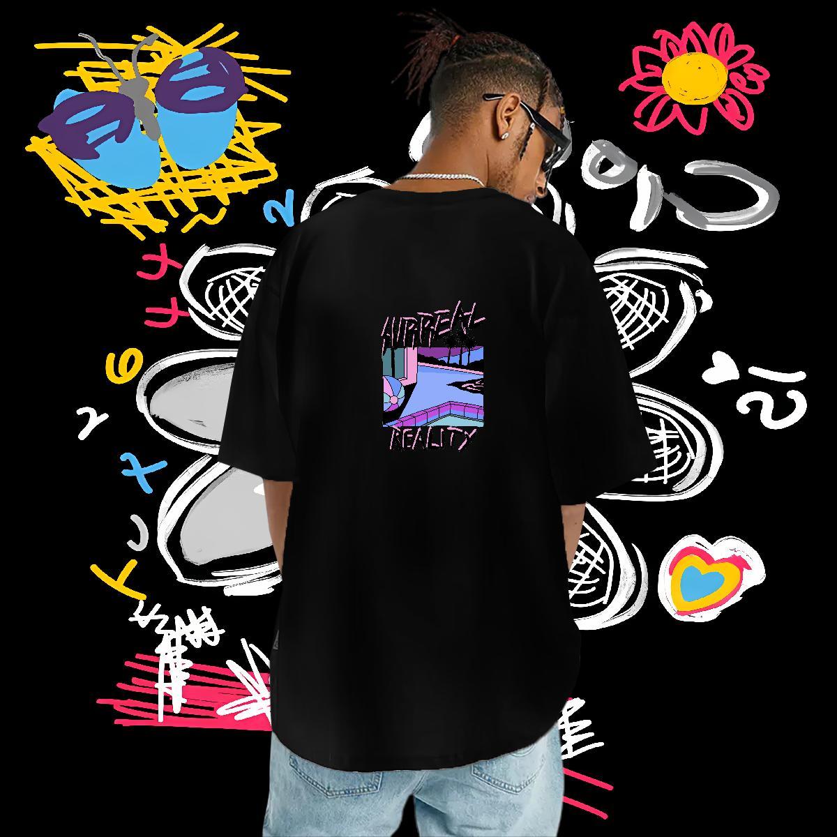 High Quality Men T Shirts 230g Pure Cotton beach Street Wear Skull Crew Neck Tshirt for Man Woman Free Shipping Tops Shirt