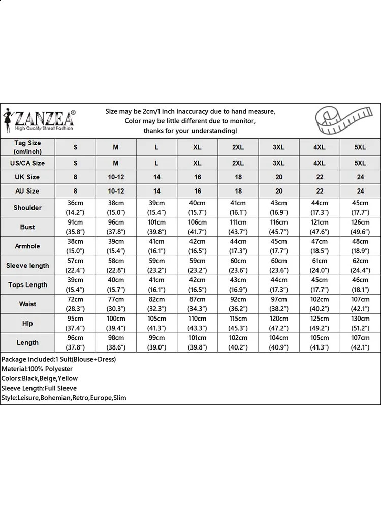 2PCS Women Elegant Work Matching Sets ZANZEA Female Blazer Solid Slim Dress Sets Spring Office Outwear OL Outfits Tracksuits 240826