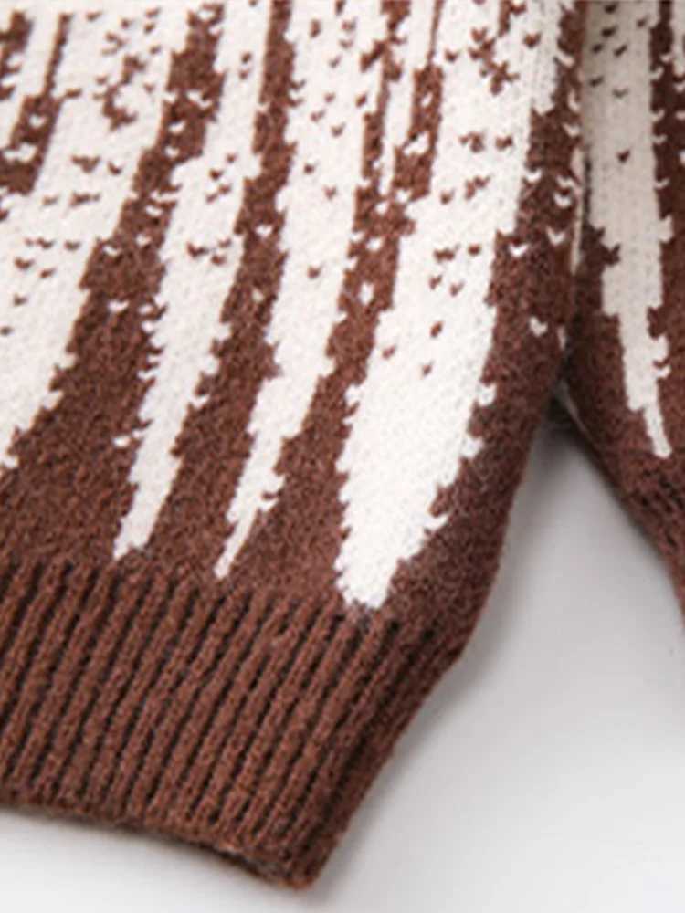 Childrens sweater boys knitting designer autumn and winter skydivingW240824