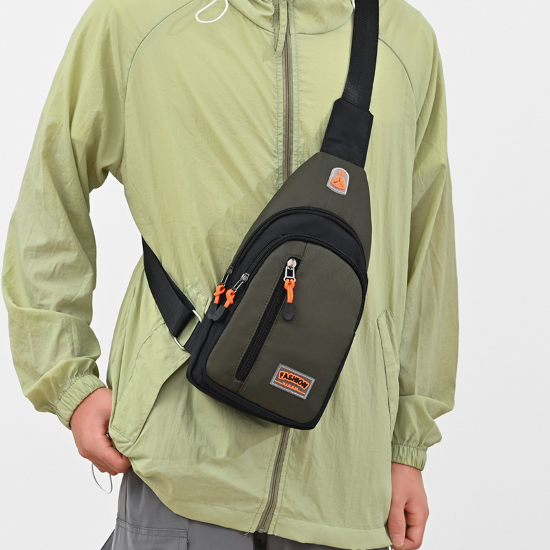Men Multifunctional Chest Bag Leisure Style Travel Crossbody Bag Business Commuter Korean Version Shoulder Bag Free shipping