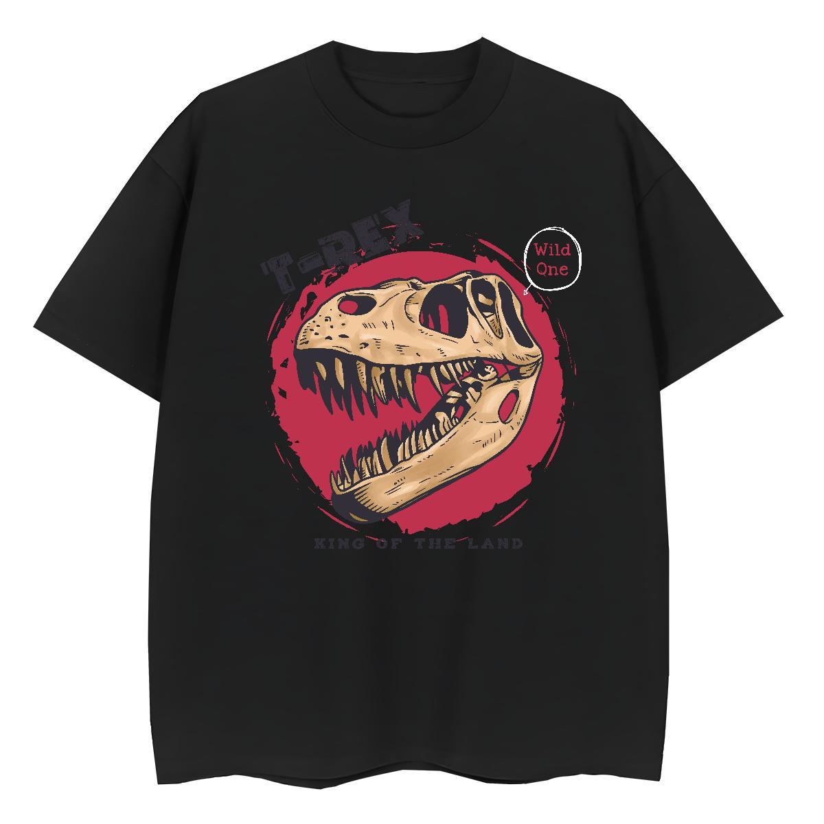 Classic T Shirt For Man 100% Cotton 230g skull Daily Outfit DIY Printed Breathable Short Sleeve Tshirt for Man Woman 2024 New Tops Tees