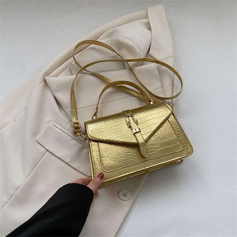Women Bag Trendy Stitching Contrasting Bag New Design Fashion Shoulder Bag Cross-body Bag Handbag Free shipping