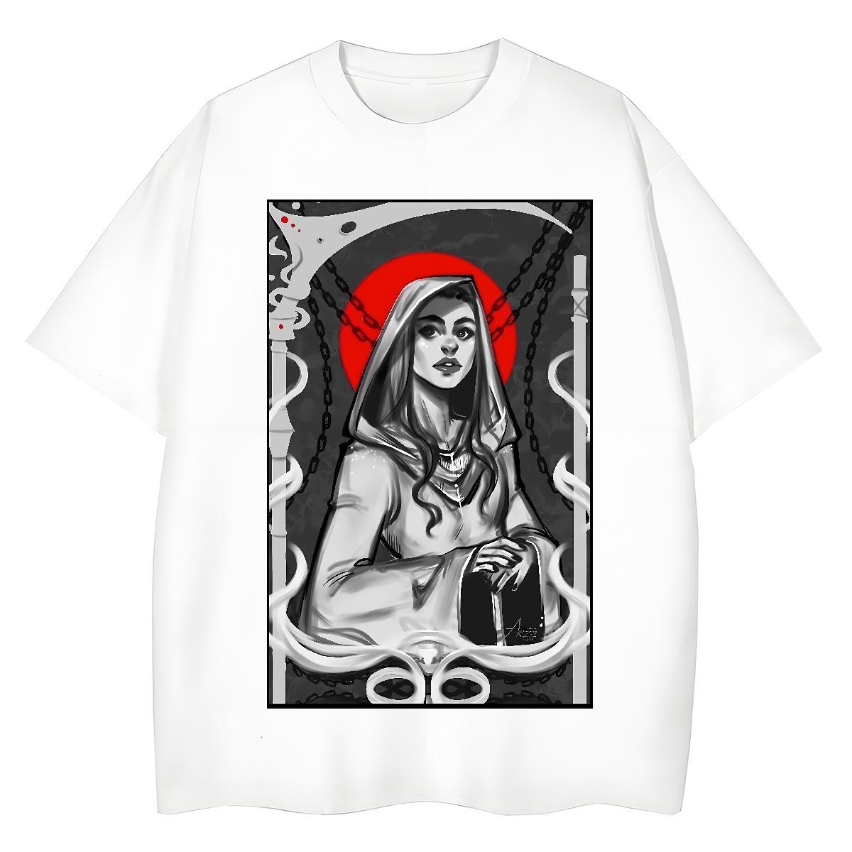 5A Women Tshirts 100% Cotton 230g nun Daily Wear Women T Shirts Crew Neck Floral Print Tees Shirts