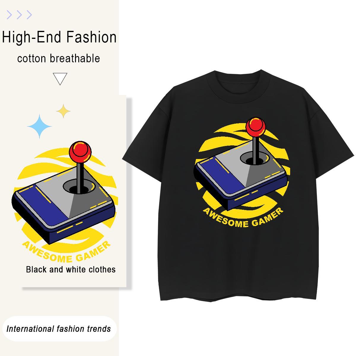 Loose T-Shirts for Men 230g Cotton tool Hip Hop White Plus Size Breathable Short Sleeve Tshirts Factory Direct Clothings