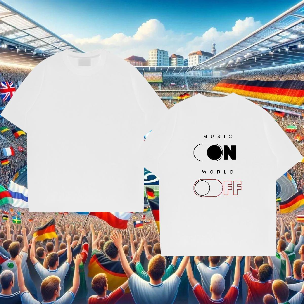 Wholesale T-Shirts for Men 230g Pure Cotton letter Hip Hop Street Graphic Crew Neck Tshirts Custom Tee Shirt