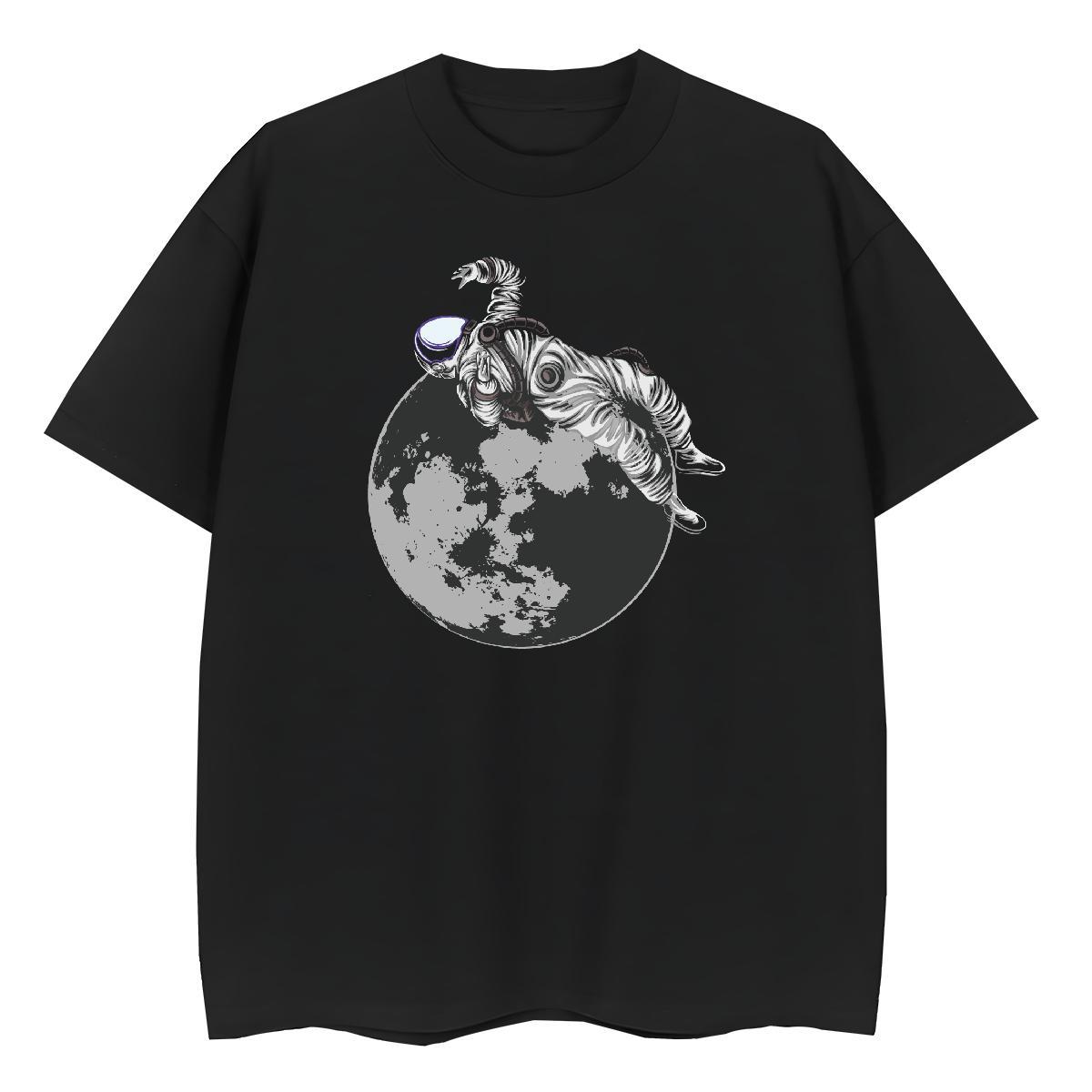 Designer Nice Couples T Shirts 230g 100% Cotton universe Hip Hop Street Woman T Shirts Round Neck Short Sleeve Anime Oversized Tops Tees