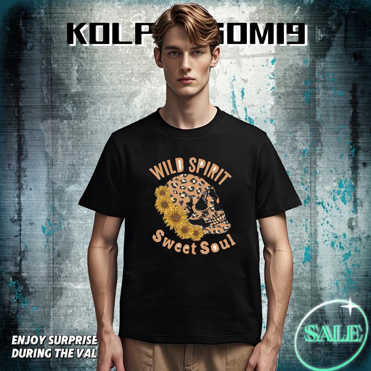Comfortable T Shirt For Man 230g Cotton skull Summer Casual Custom Print Oversized Breathable Short Sleeve Mens Tshirts 2024 Tops Shirt