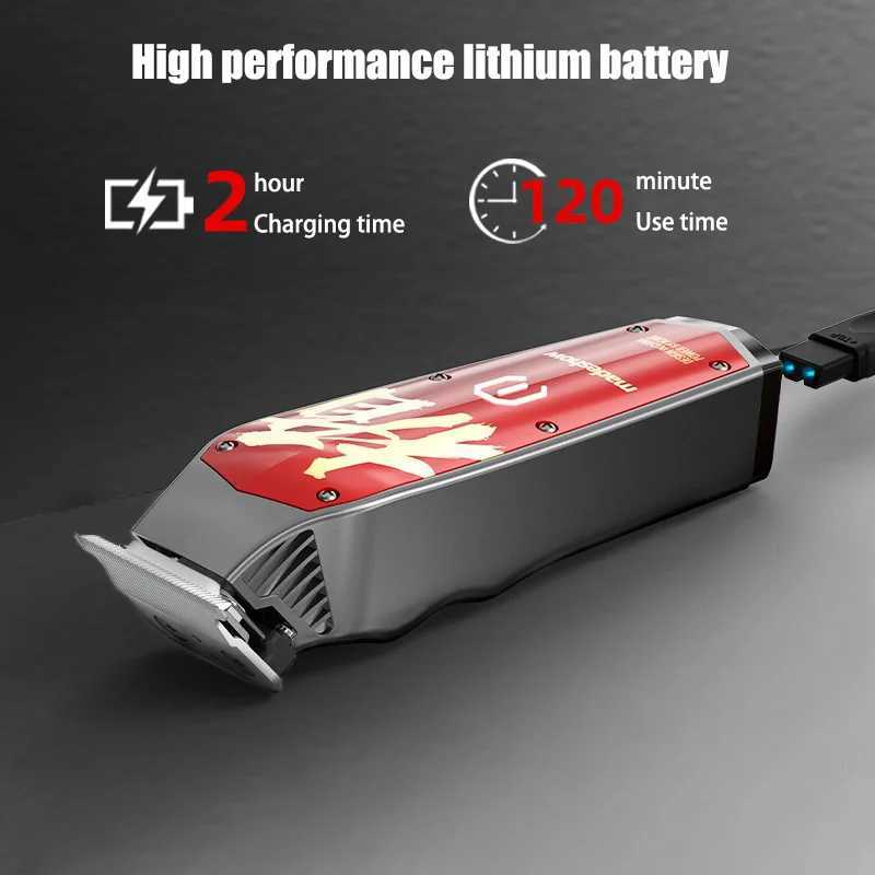 MadeShow M10+M11 New D3 Professional Hair Clipper+Trimmer Set 0.1mm Mair Cutting Machine T Blade High Speed High Quality W240824 - view 4