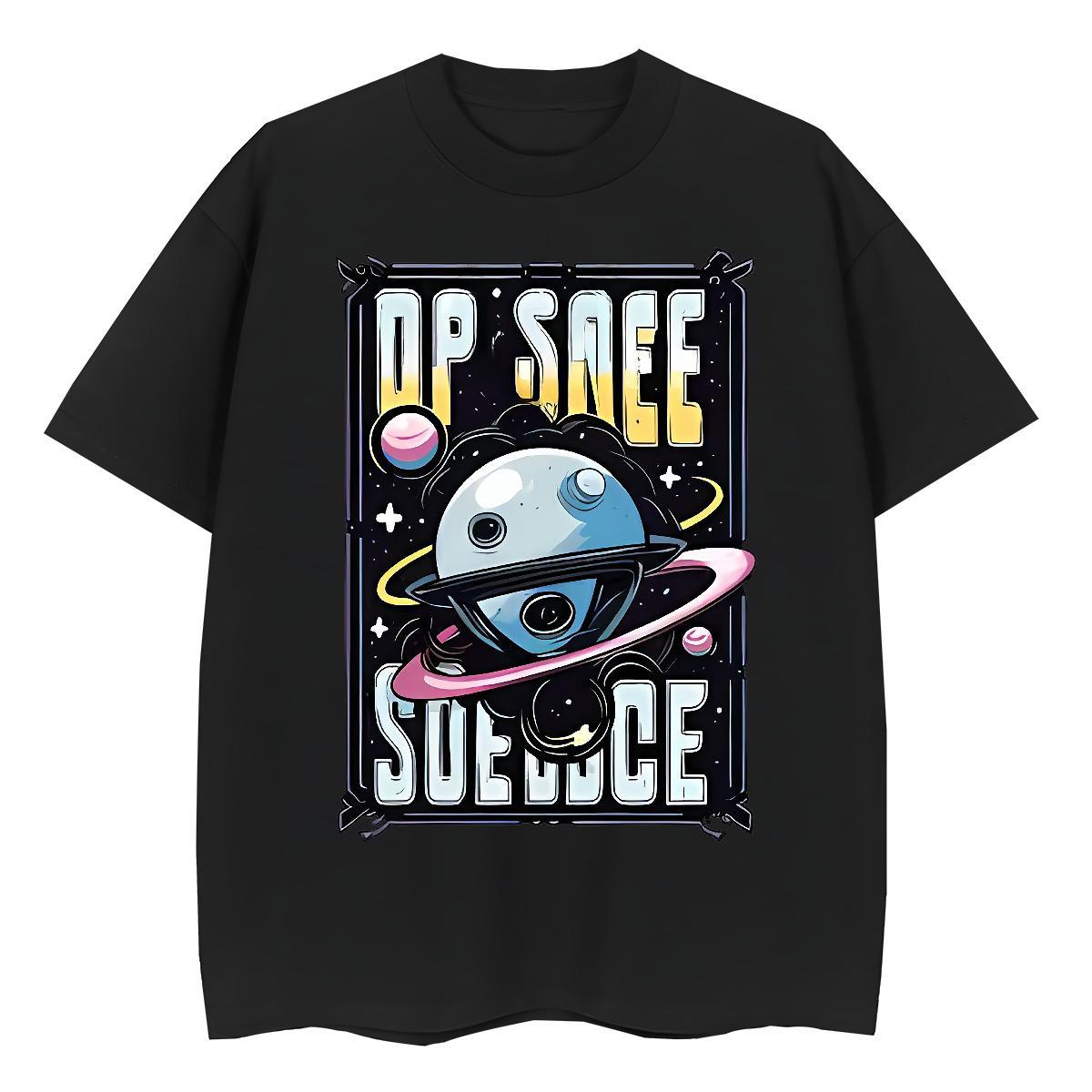High quality Tshirt for Man Woman 230g Cotton universe Street T Shirt For Woman O-Neck Short Sleeve Customized Print Top Tees