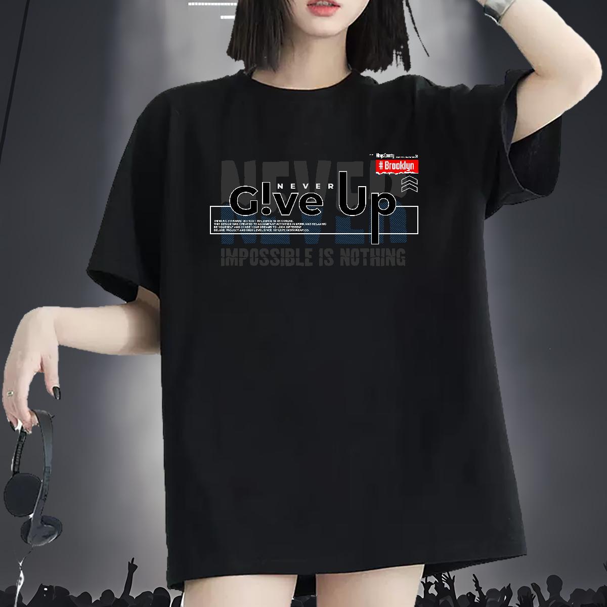 Designer Women Tees 100% Cotton 230g letter Beach Womens T Shirts Breathable Crew Neck Anime Top Tees