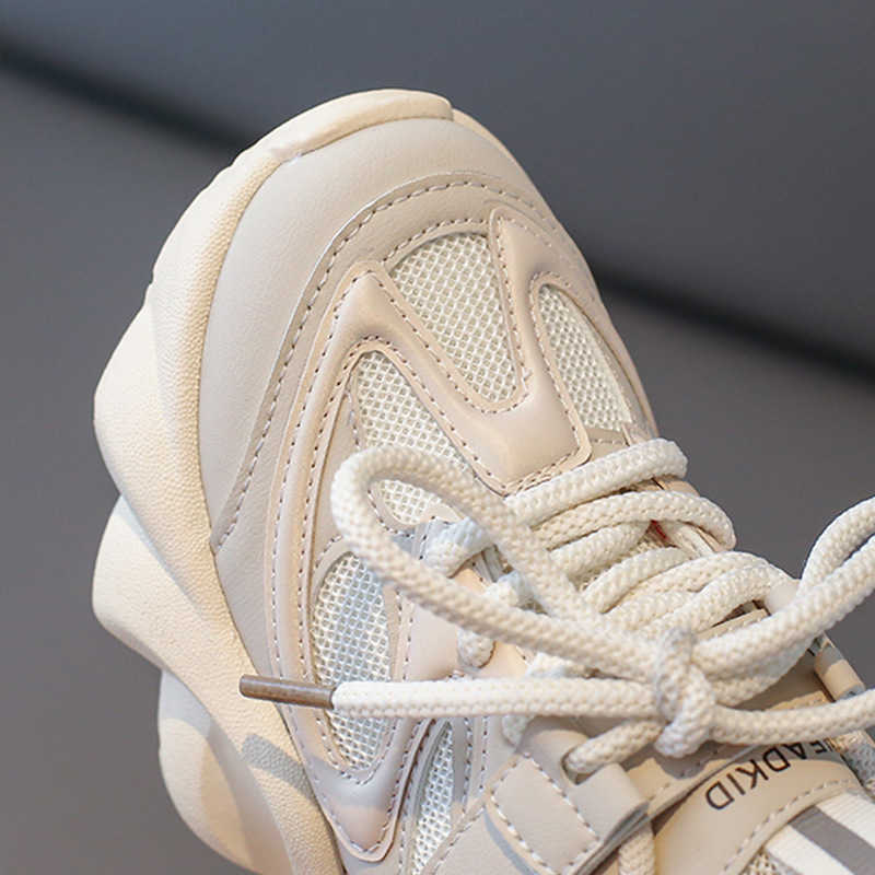 Athletic Outdoor 3-12-year-old girls double mesh breathable sports soft soled childrens running casual student dad shoes trendy C260130