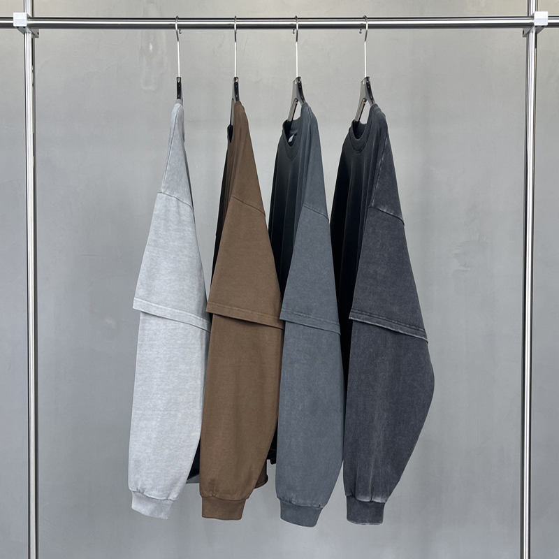 New Long Sleeve T Shirt For Men Women Autumn Fashion Cotton Solid Color T-Shirts Streetwear Men's T-Shirt XXL Baggy