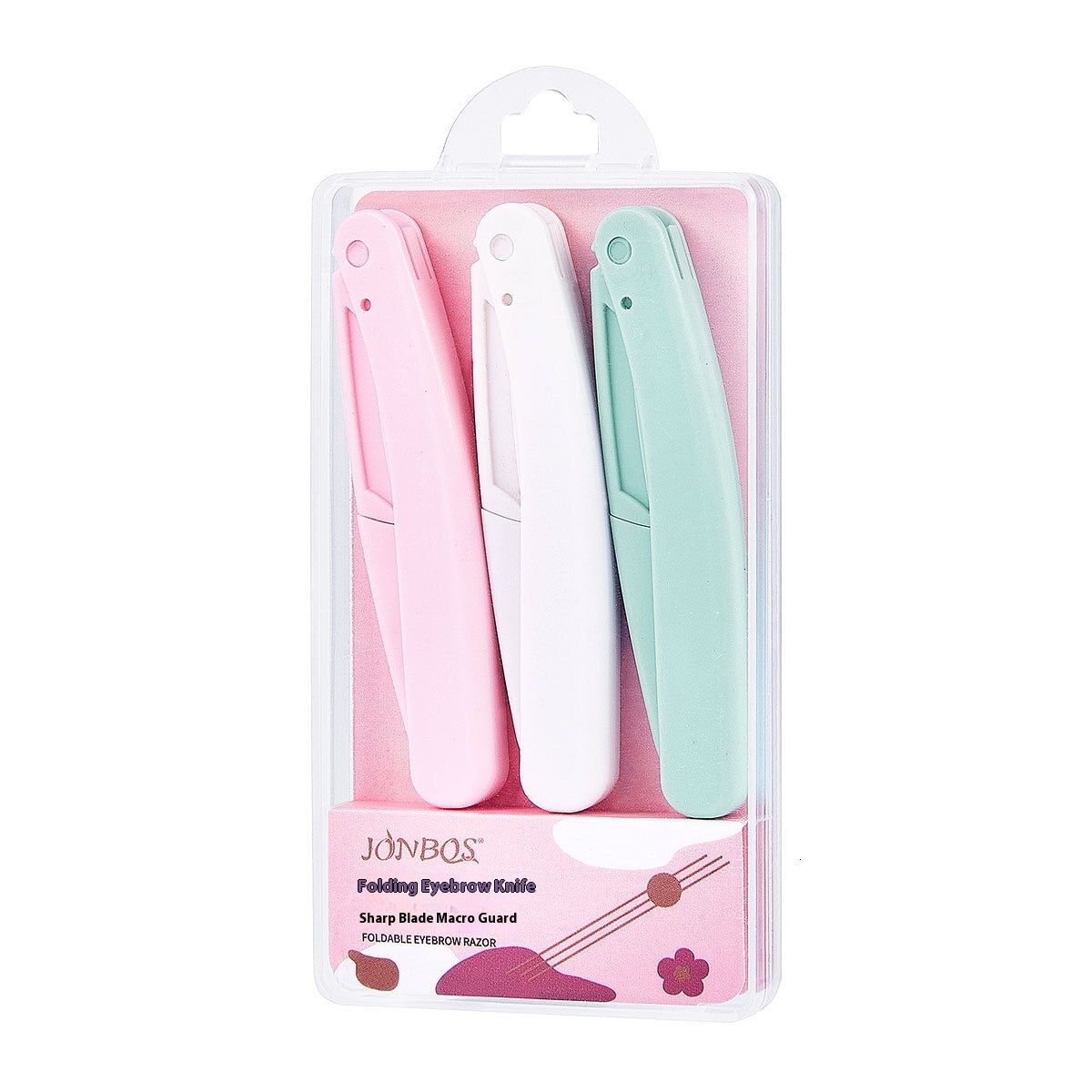 Unisex Facial Shaping Tools from JONBOS Compact & Sharp-Edged Beard & Brow Trimmers for At-Home Care