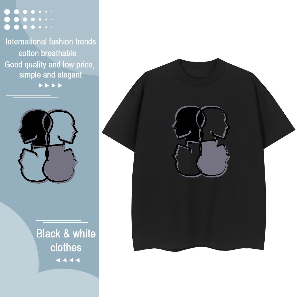 Soft Women Tees 100% Cotton 230g icon Sport Womens T Shirts Crew Neck Anime Oversized Top Shirts