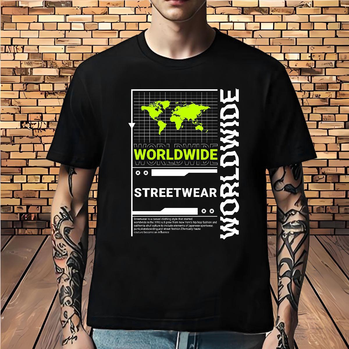 Free Shipping T-Shirts for Men 230g 100% Cotton worldwide Spring Summer Oversized 4XL Pure Cotton Men Tshirts New Designer Polos
