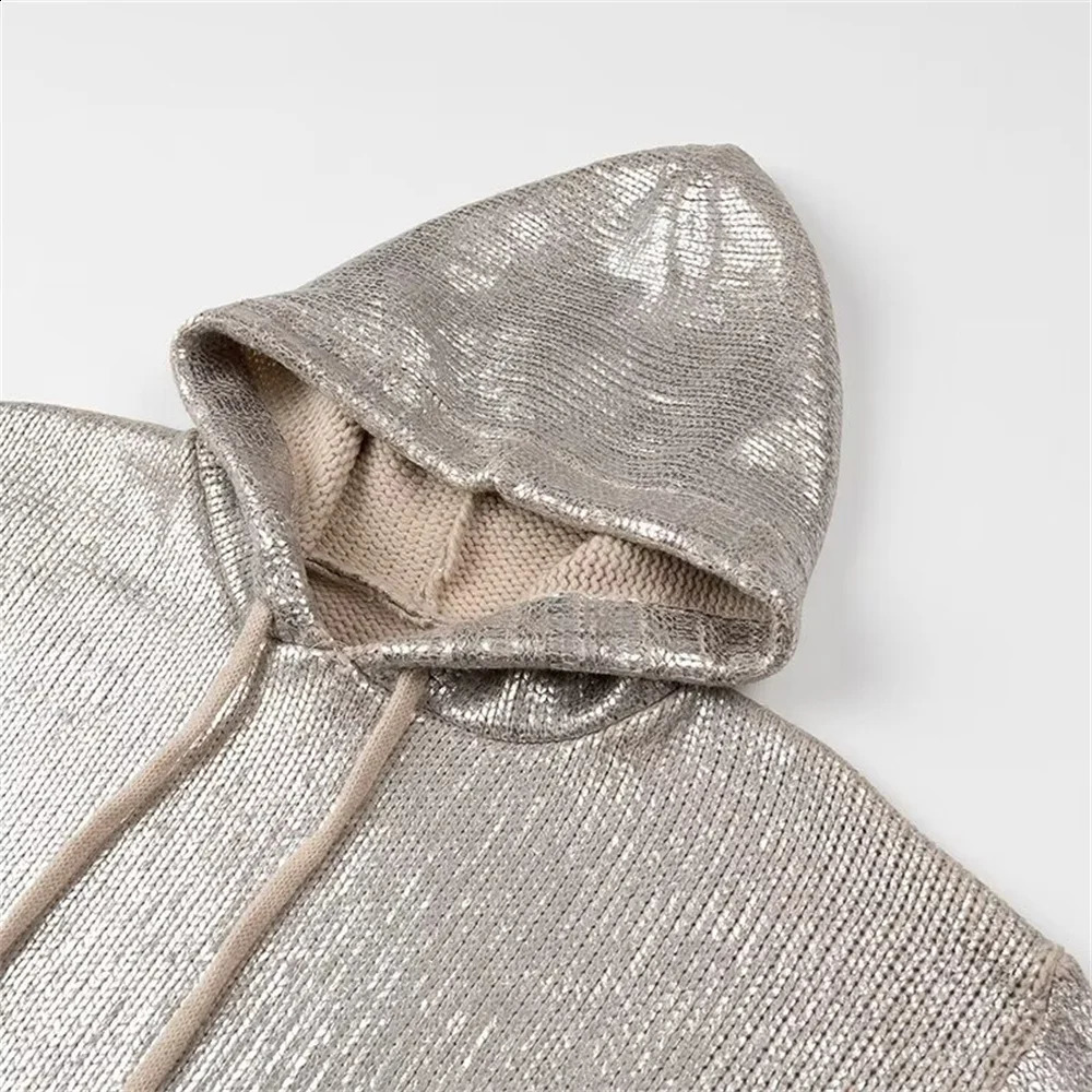 UNIZERA AutumnWinter Product Womens Fashion Casual Edition Rolled Hoodie 240826