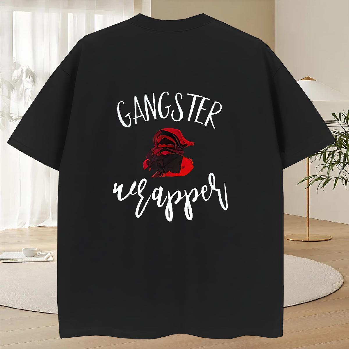 Popular T Shirts Men 230g Pure Cotton rose Summer Casual Plus Size Custom O-Neck Short Sleeve Tshirt for Man Woman DIY Top Tees