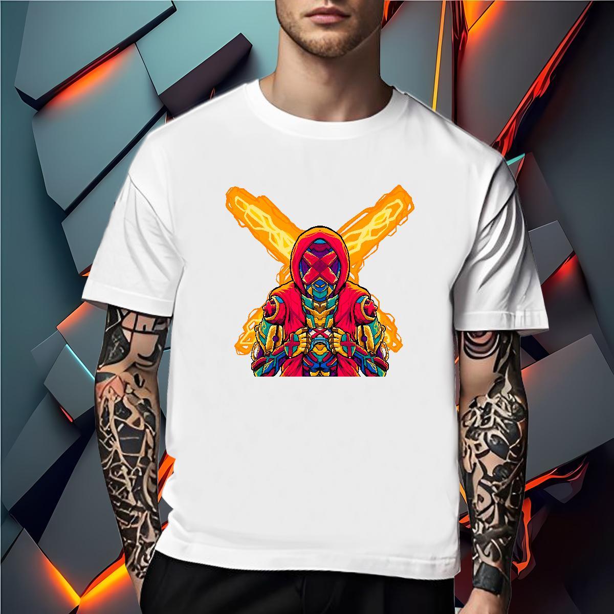 Wholesale T-Shirts 100% Cotton 230g ET Spring Summer Custom Anime O-Neck Short Sleeve Tshirts Designer Fashion Tops Tees