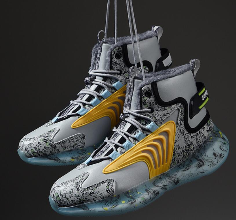Winter high top basketball shoes couples running popcorn plush sports shoes Mysterybox 's store Popular Sneakers Store Local dhgate Dropshipping 