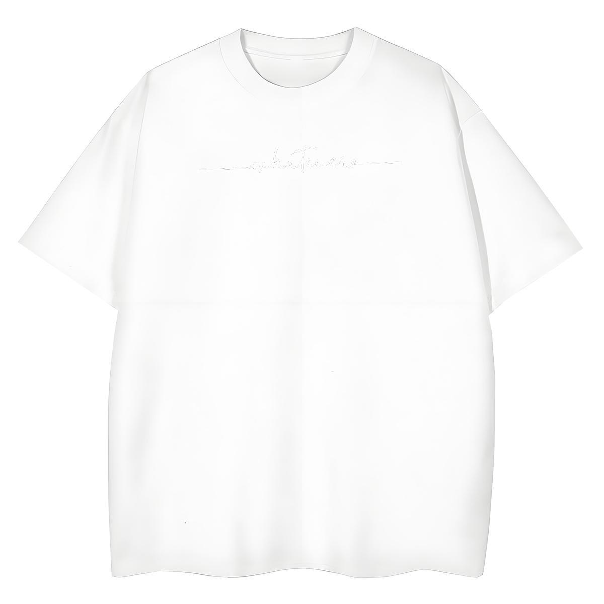 Cool Design T Shirt For Man 230g Cotton letter Beach DIY Logo Oversized Breathable Tshirts New Arrival Tops Shirt