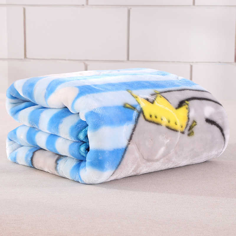 Blankets Swaddling Double layered thickened childrens cloud blanket infant blanket kindergarten primary school students four season baby blanket S2482