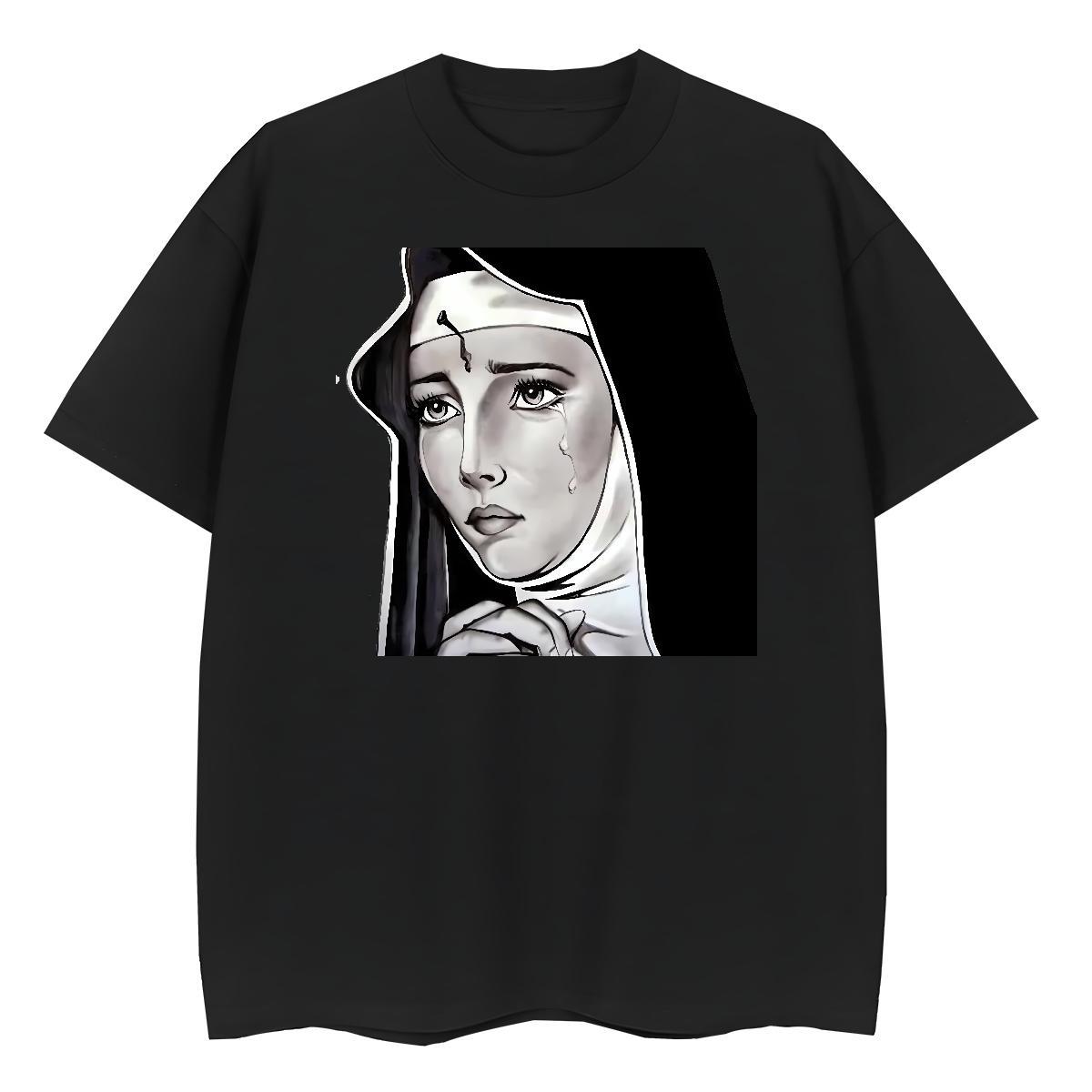 Free Shipping Couples T Shirts 230g 100% Cotton injured Casual Daily Wear T-Shirts Short Sleeve O-Neck Oversized Tees