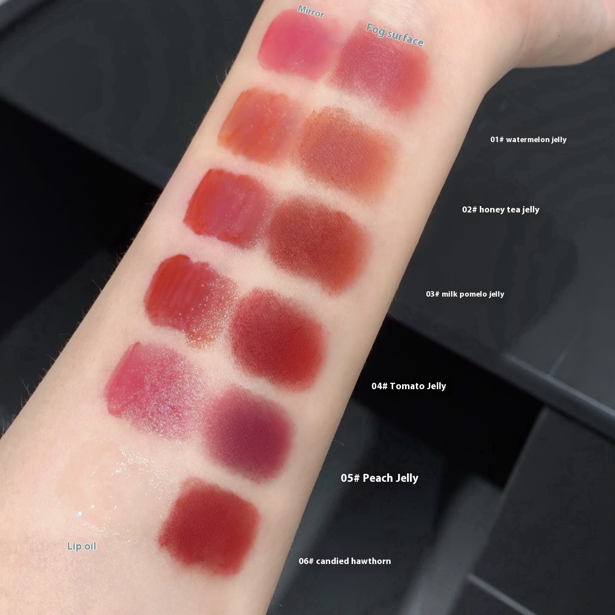 Premium Gege Bear Lip Color Duo: Long Lasting Matte + Silky Smooth Gloss - Perfect Blend of Bold & Natural (Red & White)