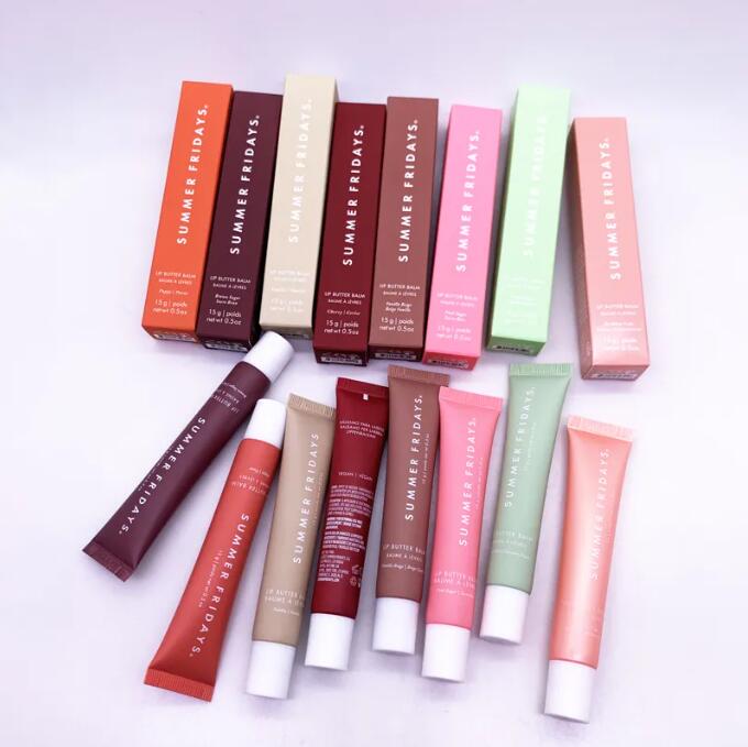 Butter Balm 15G Liquid Lipstick Moisturizes Smooth Makeup Lips Glaze Lip Gloss Oil Jelly Pink Sugar Vanilla Beige 0.5Oz SF Lipcare Cosmetics