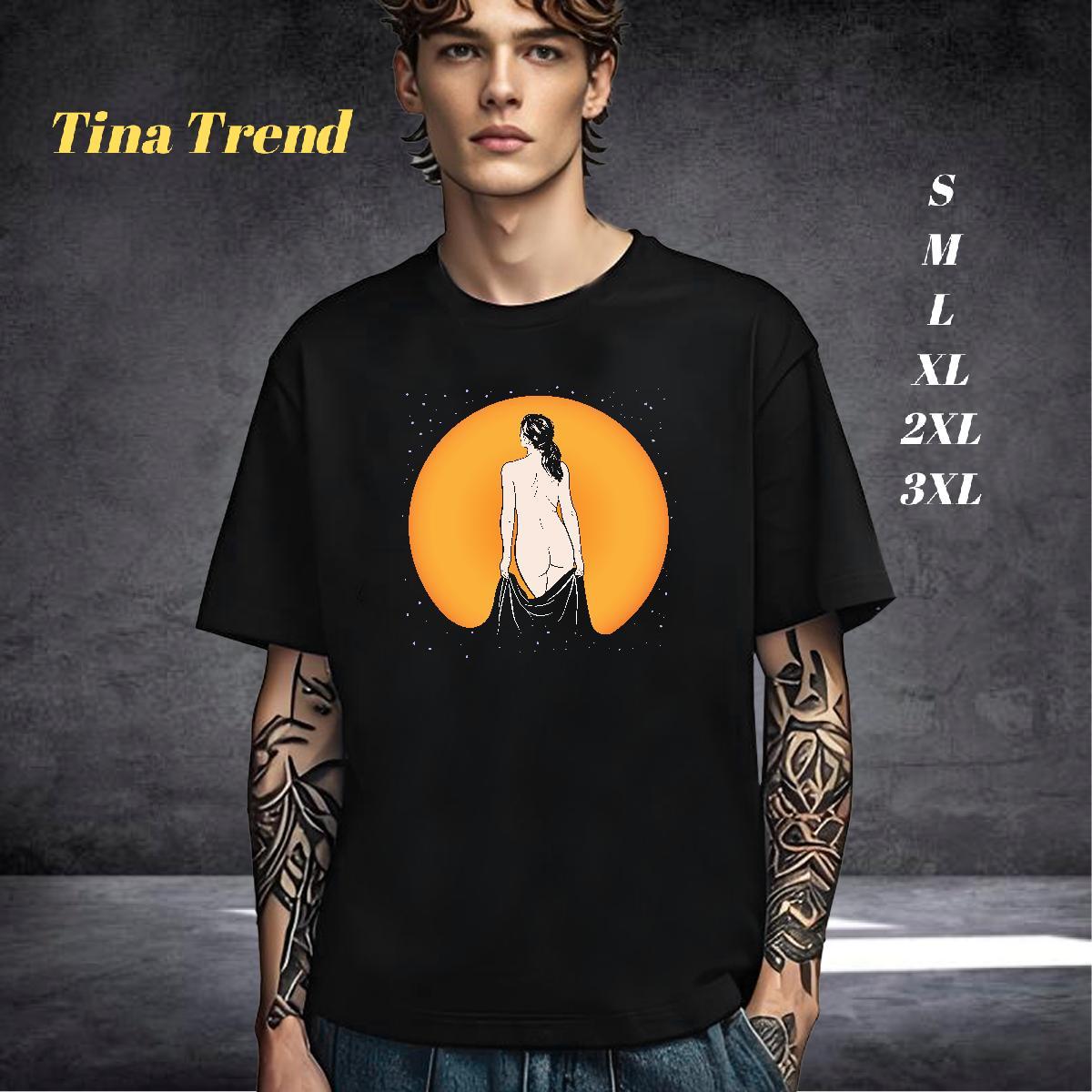Unisex Mens T Shirts 230g 100% Cotton portrait Daily Wear DIY Breathable Short Sleeve Tshirts Customized Top Tees