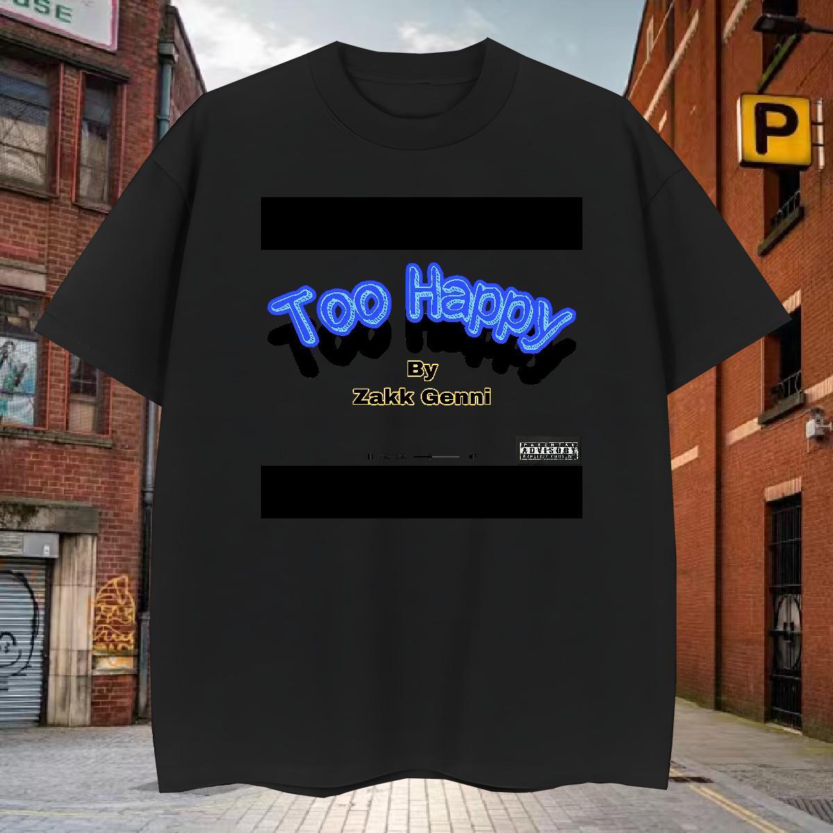 Cool Design T-Shirts 230g 100% Cotton blue Beach Custom Cartoon Pure Cotton Couples T Shirts 2024 Tshirts