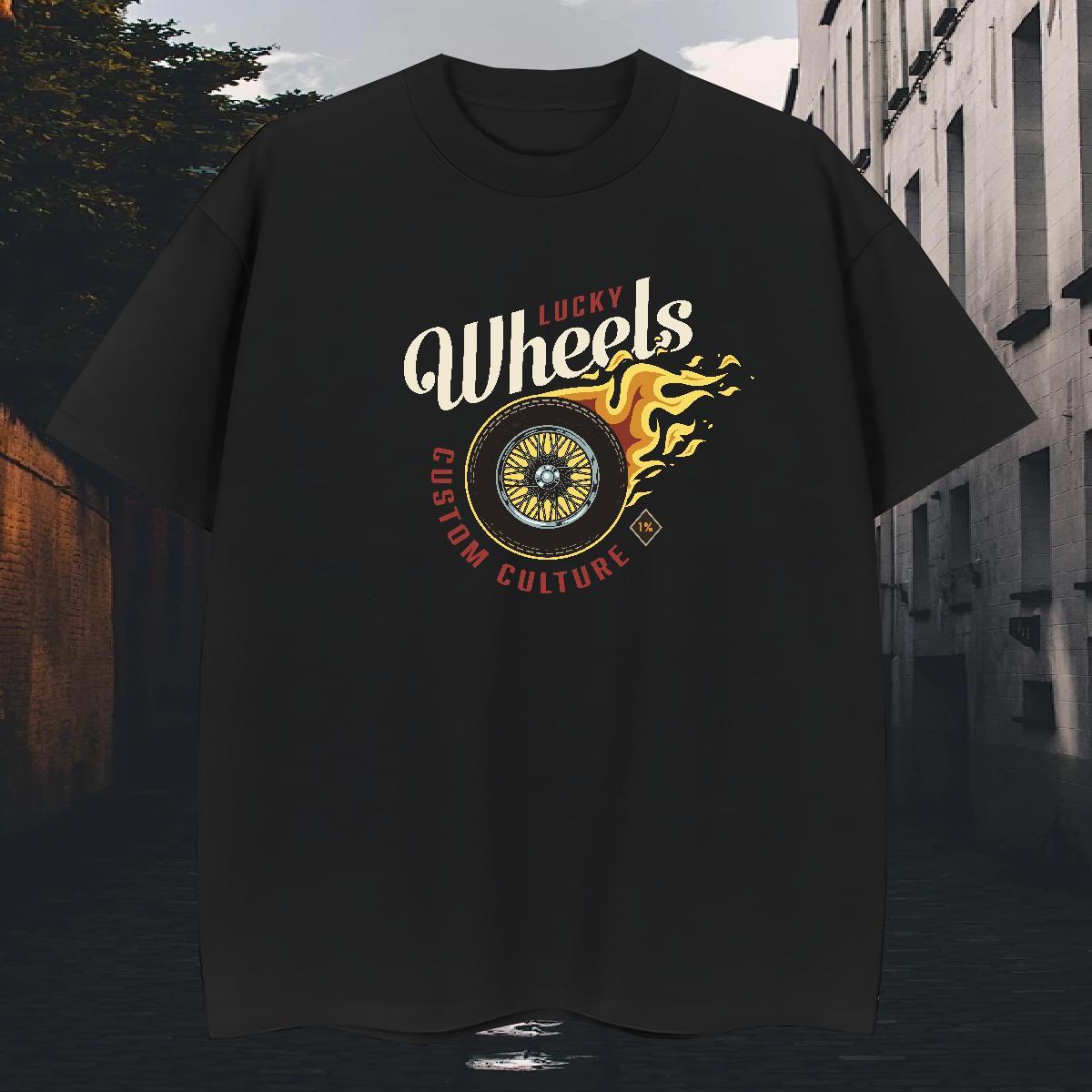 Cool Design T-Shirts for Men 230g 100% Cotton tool High Street Hip Hop Graphic O-Neck Short Sleeve Tshirts Casual New Tee Shirt