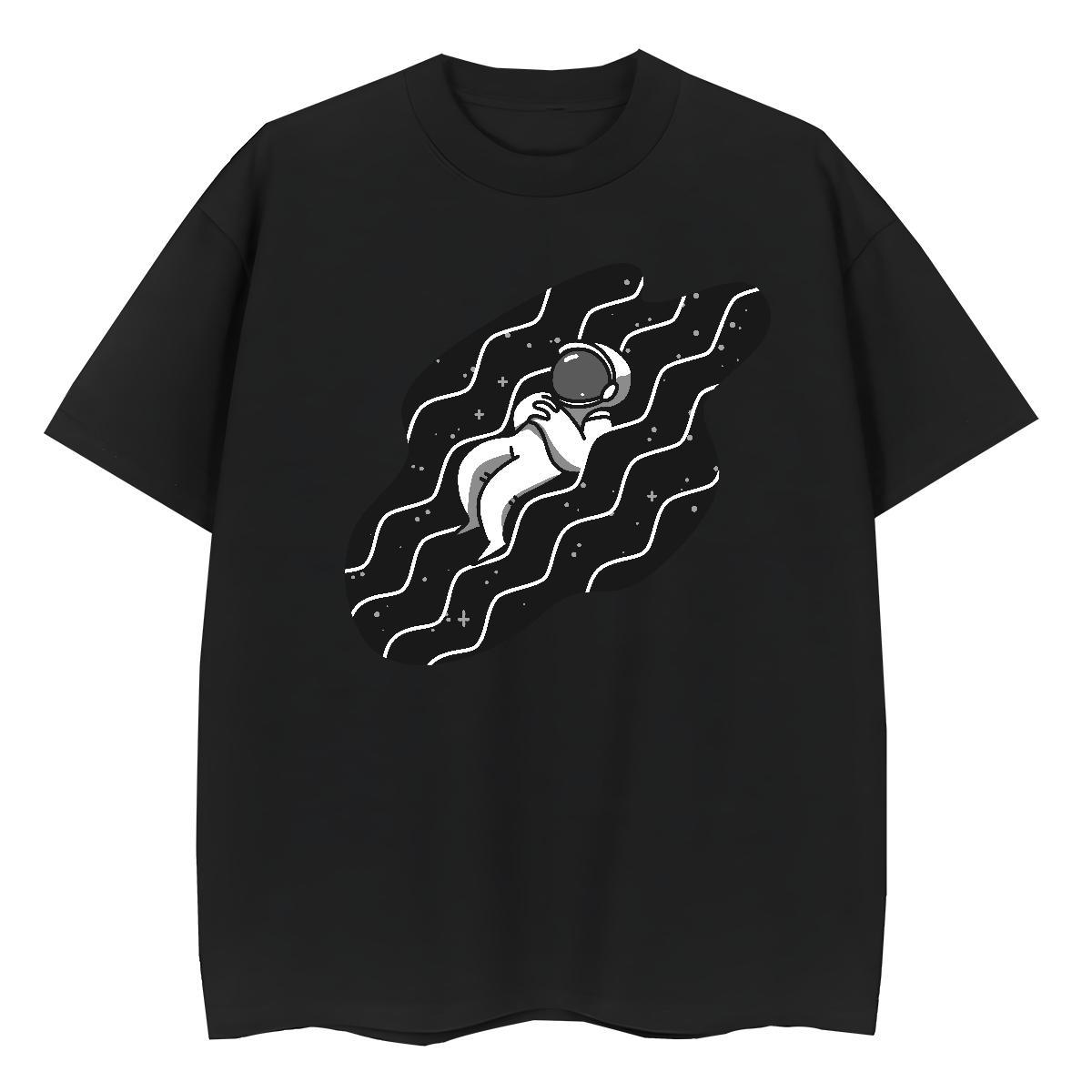 Nice Lady T shirt 100% Cotton 230g outer space Home Outdoor T-Shirts Breathable Custom Print Plus Size Clothings