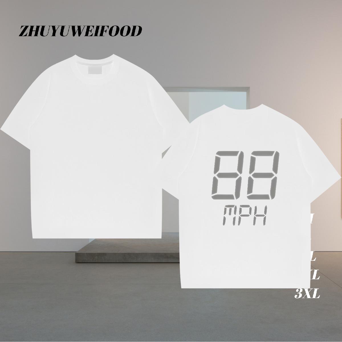 Unisex T-Shirts 230g Pure Cotton letter Casual Customized Breathable Soft Tshirt for Man Woman Designer Fashion Wear