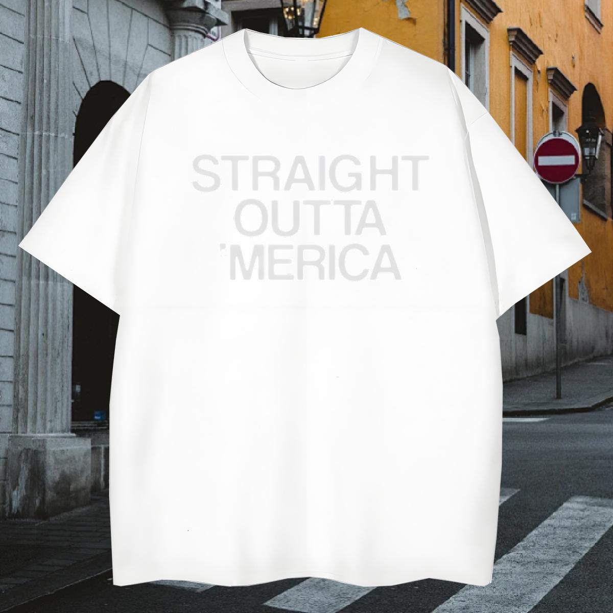 Comfortable T-Shirts 100% Cotton 230g letter Daily Outfit Floral Print Breathable Crew Neck Tshirts 2024 Summer Wear