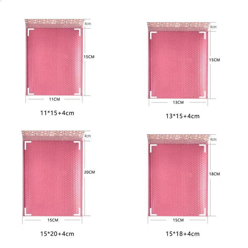 5025pcs Bubble Mailers Pink Poly Mailer Self Seal Padded Envelopes Gift Bags Blackblue packaging for small businesses 240824