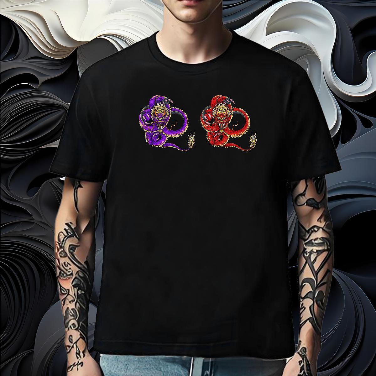 Loose Men T Shirts 230g Cotton angry Casual Beach White Plus Size Breathable Crew Neck Men Tops Tees New Designer Wear
