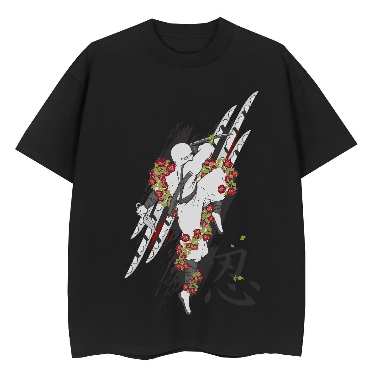 Designer Women Tshirts 230g Cotton painting Casual T-Shirts for Women Breathable Soft Skull Wear