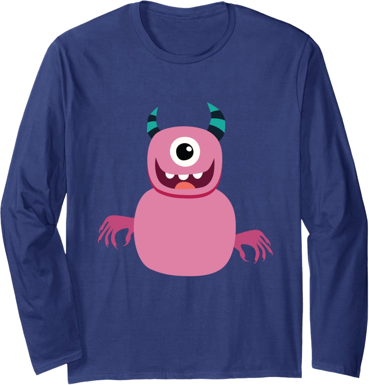 Long Sleeve Shirts for Men sweatshirt Cute Creepy Monster Happy Halloween Party Costume Long Sleeve Tee Streetwear Casual tops clothes