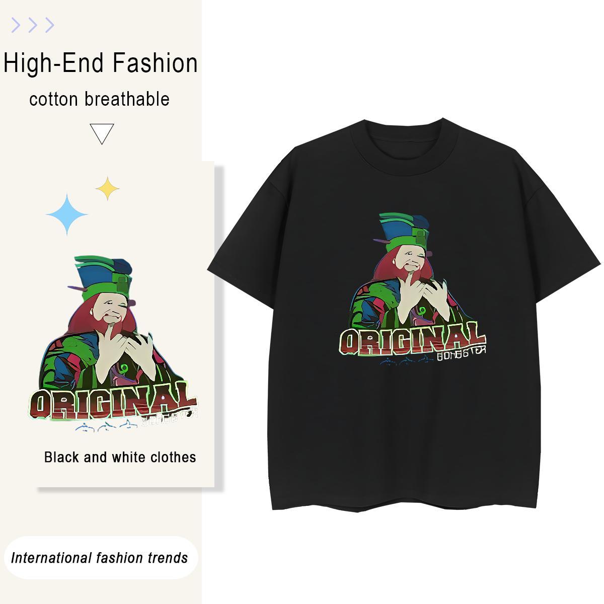 Nice Couples T Shirts 230g 100% Cotton america Beach T Shirts Women Short sleeve Soft Plus Size Cartoon Tops