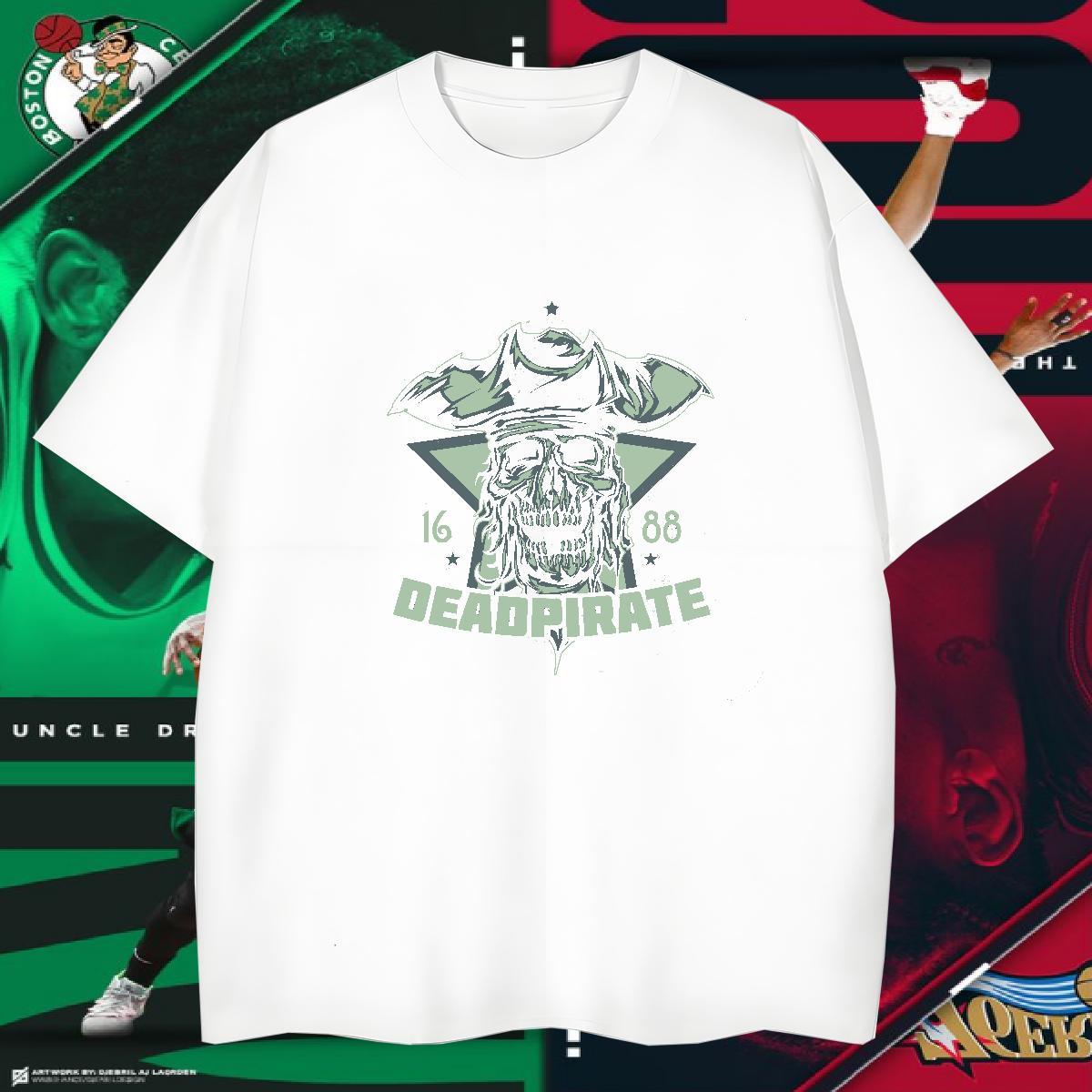 Cool T-Shirts for Men 230g Cotton skull Daily Wear Graphic Breathable Crew Neck Tshirts New Polos