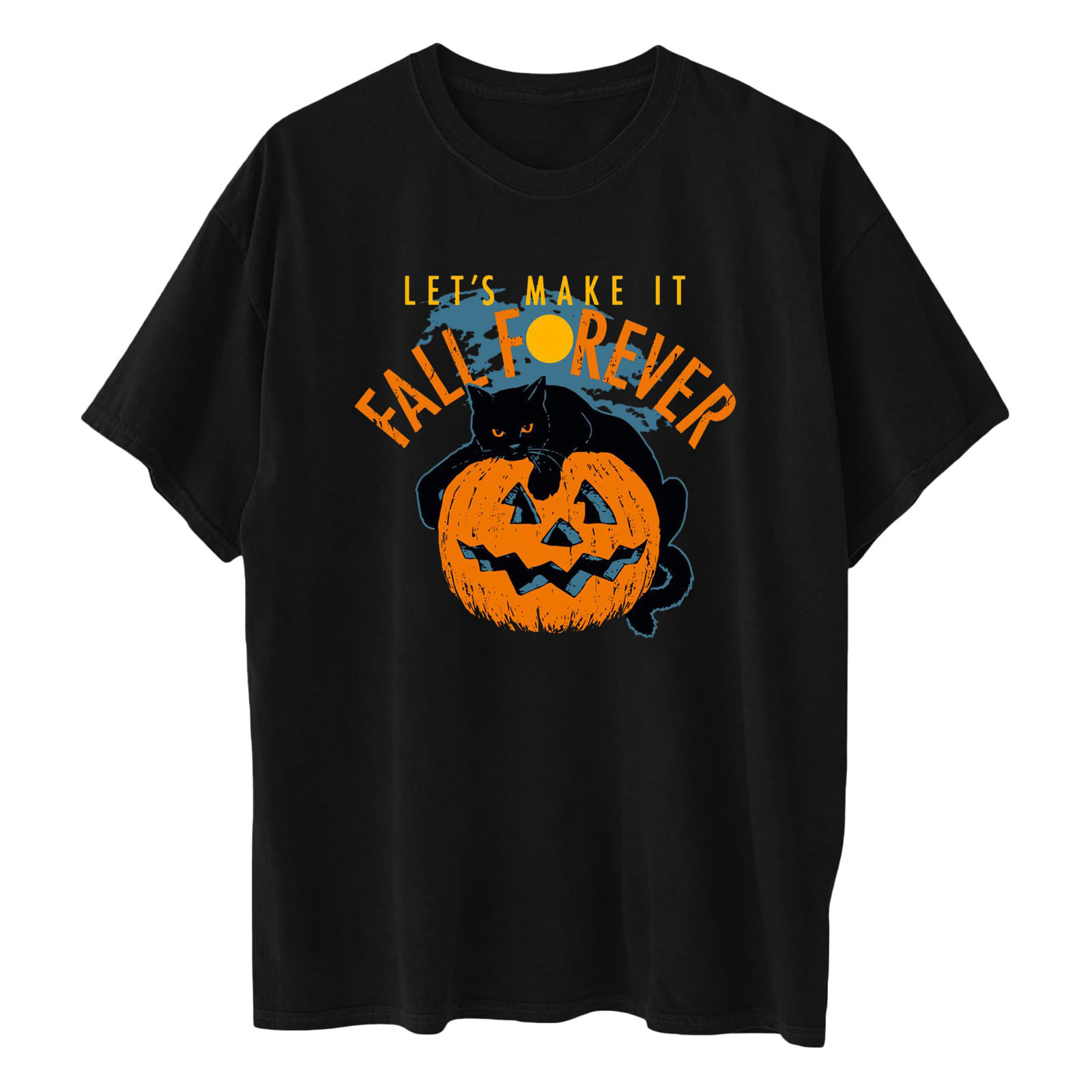 Halloween T-shirt off shoulder style dongdumaoyi