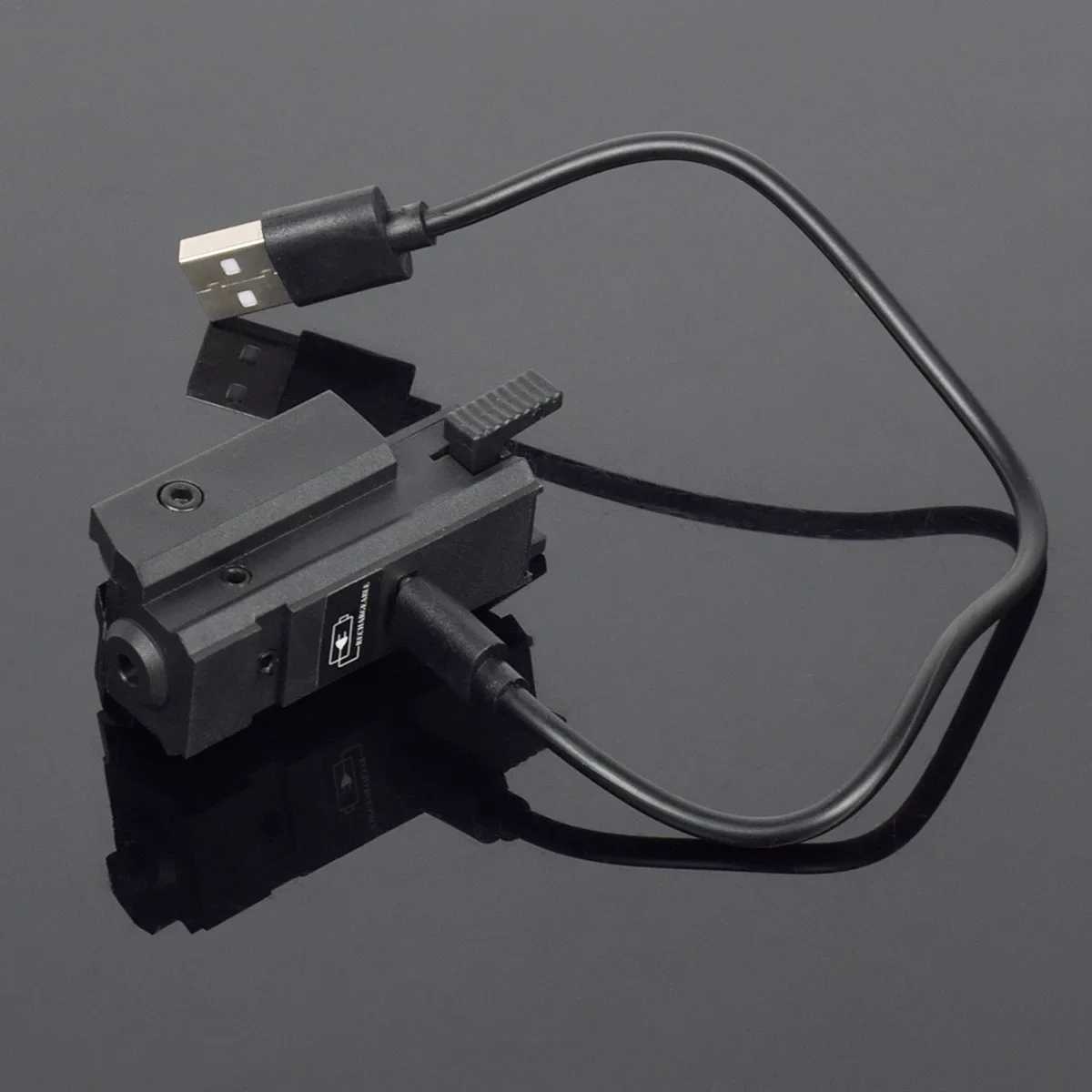USB charging laser green red dot sight 11mm 20mm tactical hunting pistol manual gun G 17 19 outdoor charging portable power supply CL240826
