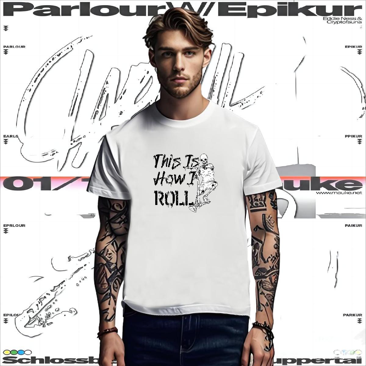 Cool Design Man T Shirts 230g Pure Cotton skull Sports Casual DIY Printed Breathable Short Sleeve Men Tops Tees Factory Direct Tee Shirt