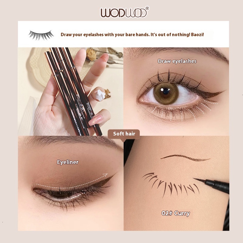 Precision 0.01mm WODWOD Eyeliner Pen - Professional Grade, Smooth Application & Durable Wear
