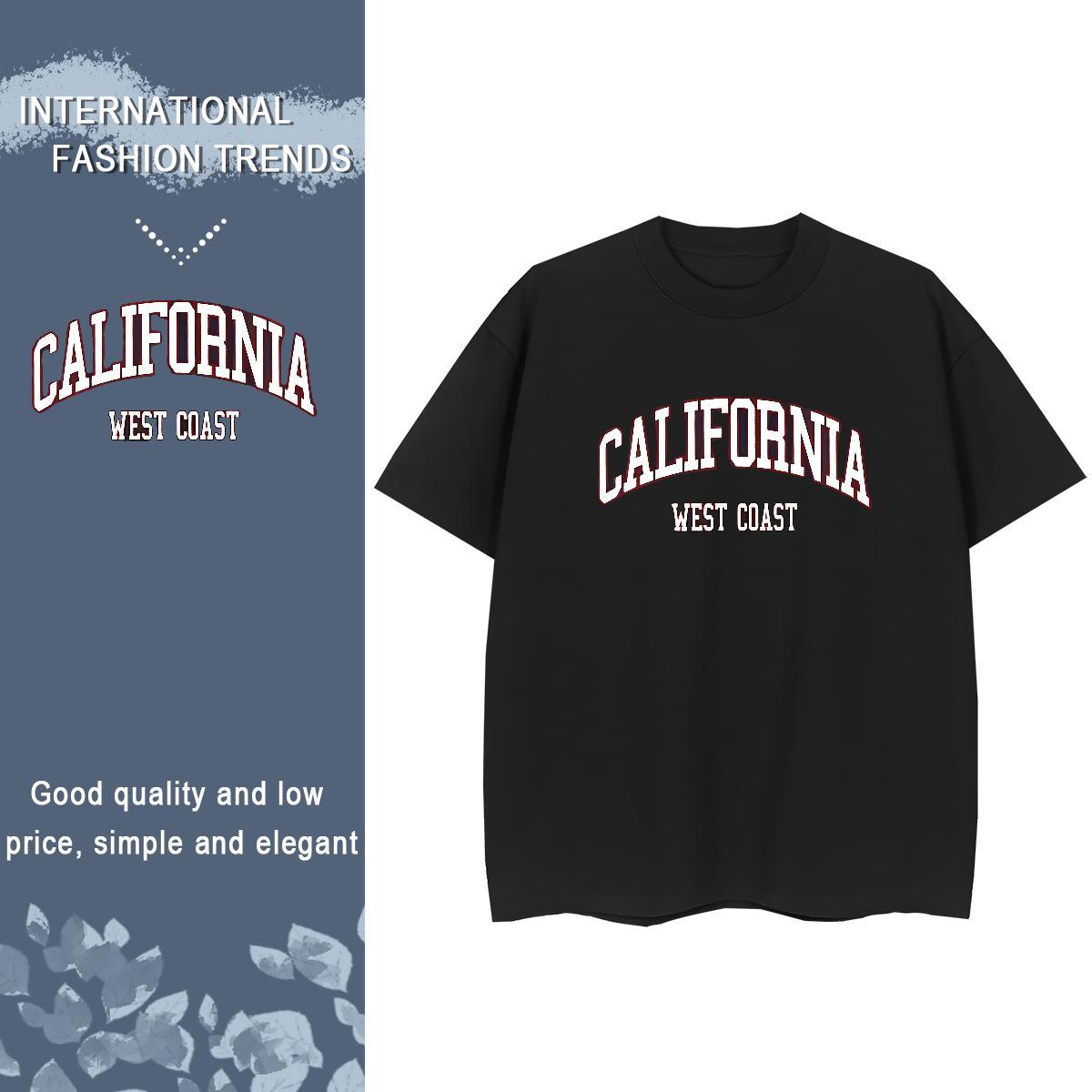 High quality Women Tshirts 230g 100% Cotton letter Sport Women T Shirts Crew Neck Breathable DIY Logo Tops Shirt