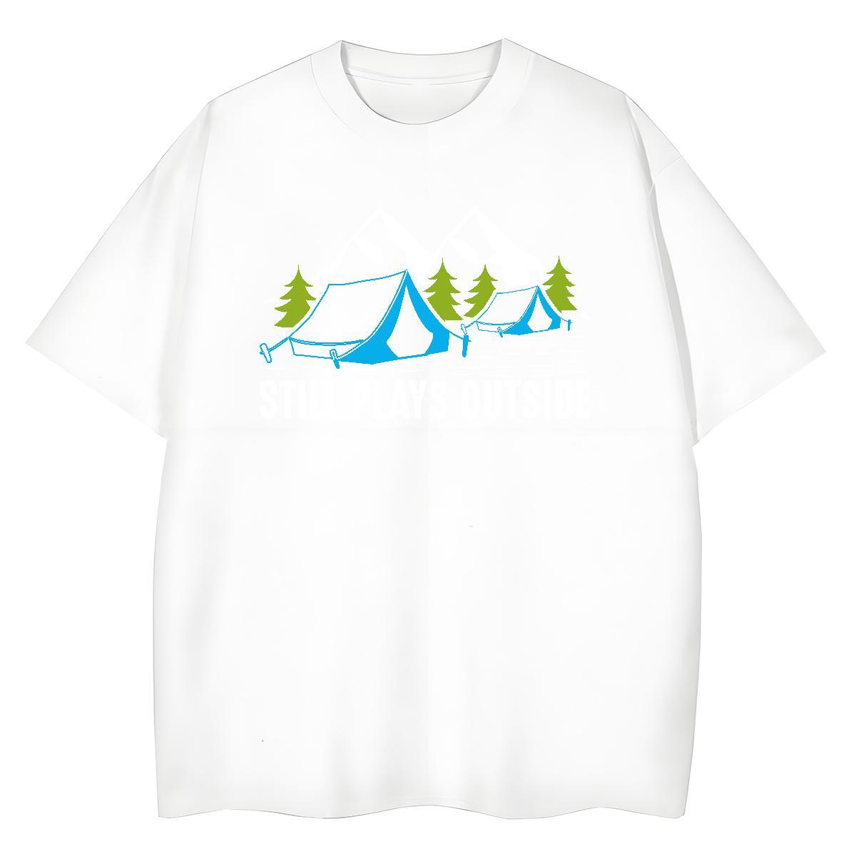High quality Unisex Tshirts 230g 100% Cotton mountains Sports Street Wear T-Shirts for Women Round Neck Short Sleeve Custom Cartoon Tee Shirt