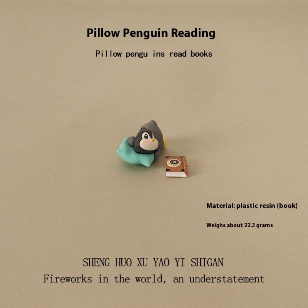 Creative Mini Penguin Ornament for Office and Household Scenes