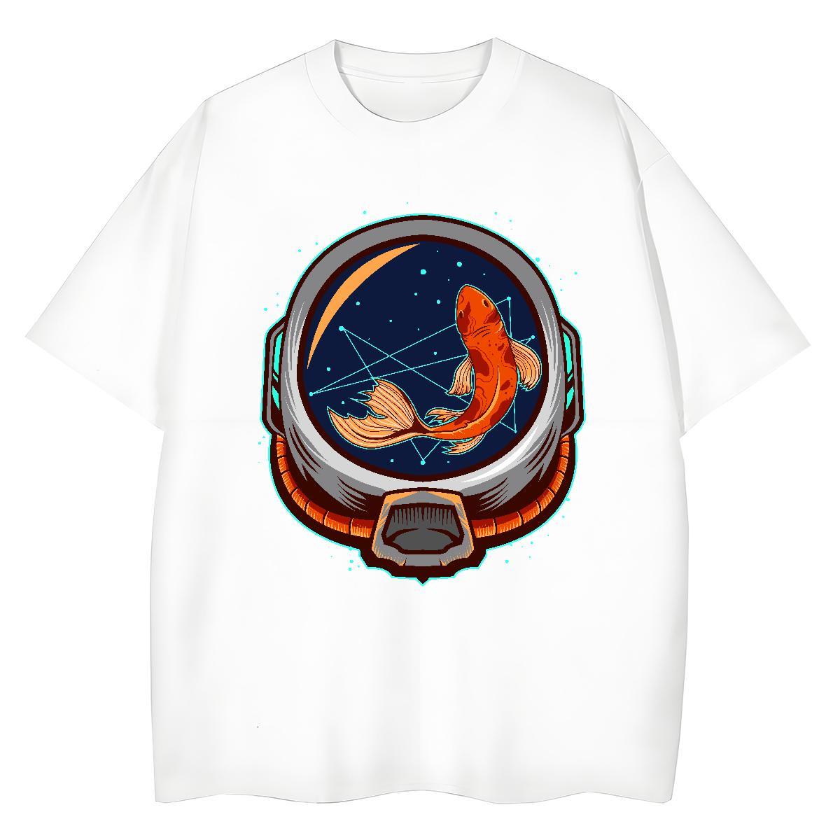 Free Shipping Women Tshirts 230g 100% Cotton animal High Street Hip Hop Womens T Shirts Crew Neck DIY Logo Top Shirts