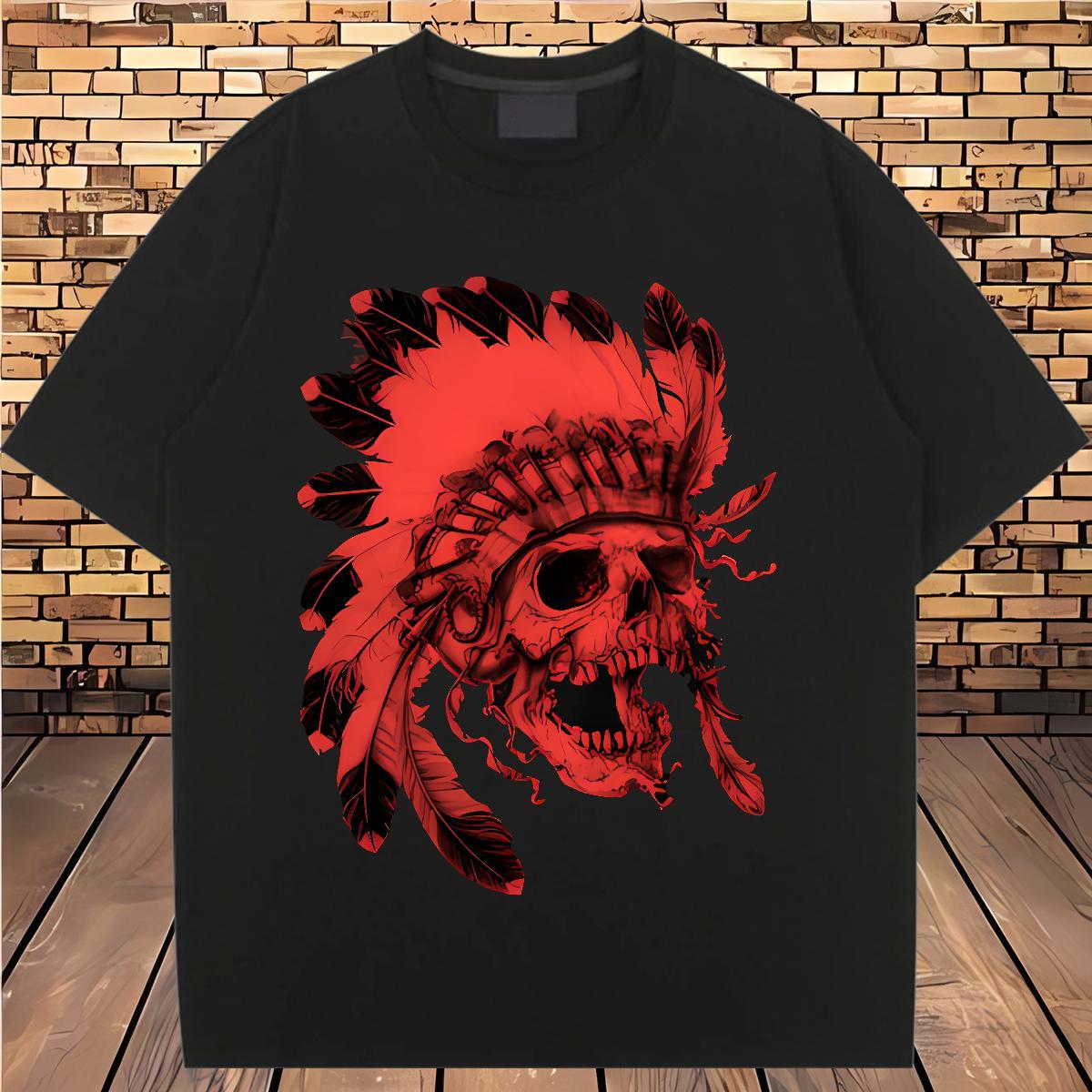High quality Lady T shirt 230g Pure Cotton scary Casual Beach T-Shirts Round Neck Short Sleeve Customized Print Tees Shirts
