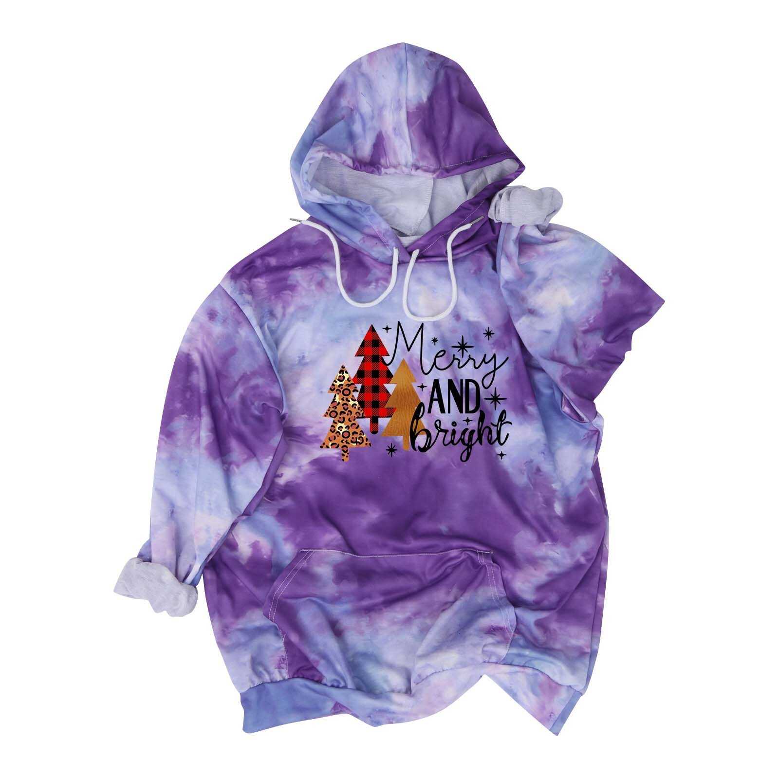 Fashion Autumn/Winter Hoodie Trend Digital Printed Long Sleeve Middle Length Female dongdumaoyi